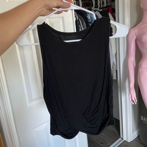 Alo yoga cropped black tank